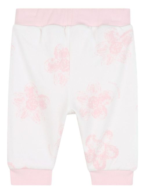Floral Patterns Kids Snap Fastening Long Sleeve Outfit