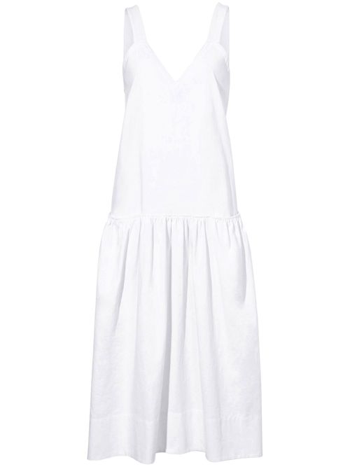 Sasha V-neck midi dress