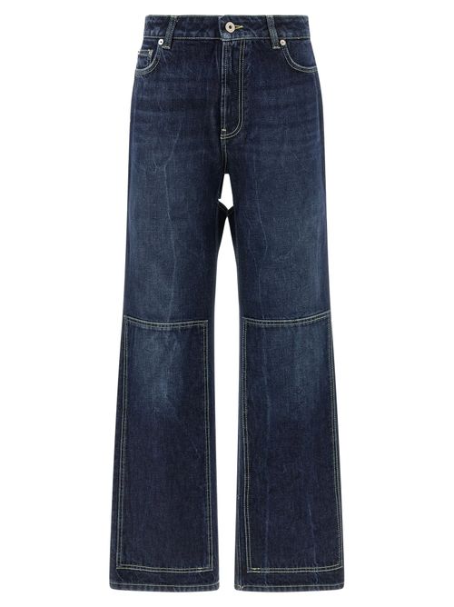 The Blue Cut-out Jeans