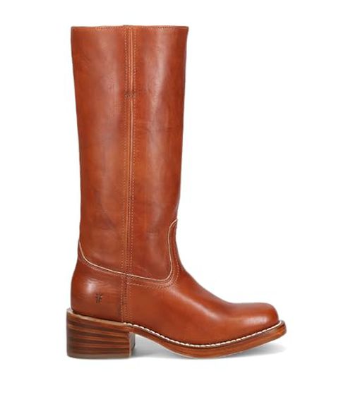 Frye Campus 14L Wide Calf Iconic Tall Boots for Women Crafted from Signature Montana Leather with Goodyear Welt Construction and Stacked Leather Heel – 13” Shaft Height
