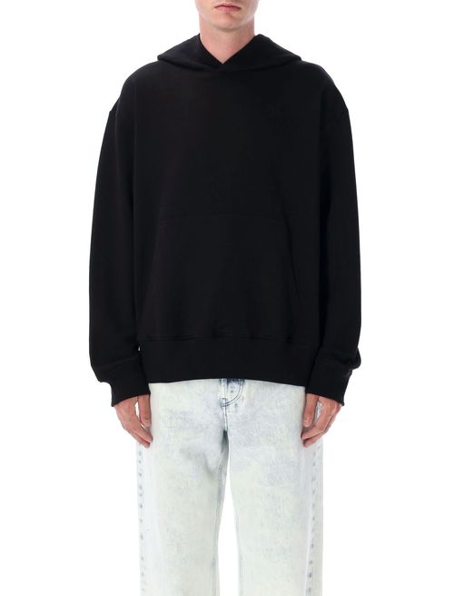 Men's Oversized Hoodie with Embroidered Details - Regular Fit