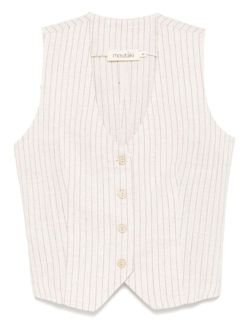 Striped vest - Neutrals
