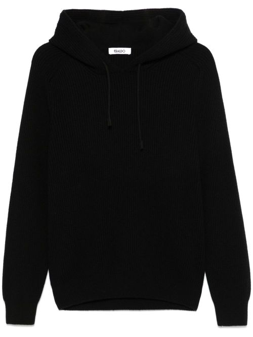 Cashmere hoodie - Black