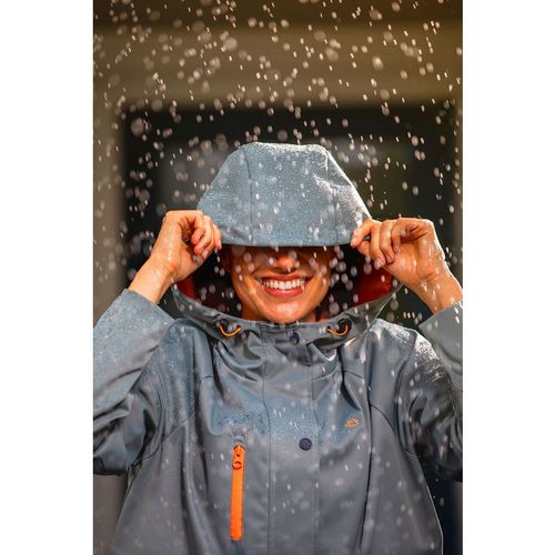 Orange Pop Waterproof Coat