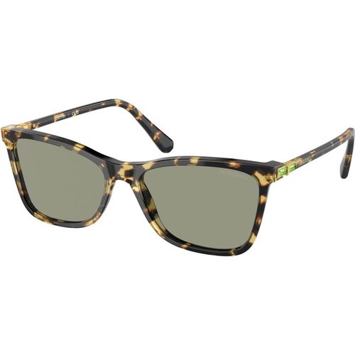 Swarovski Woman Swarovski SK6004 1009/2 Sunglasses Acetate Turtle Green Squared Norma
