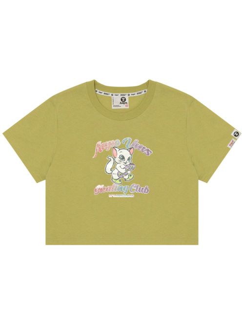 Graphic-print cotton T-shirt - Green