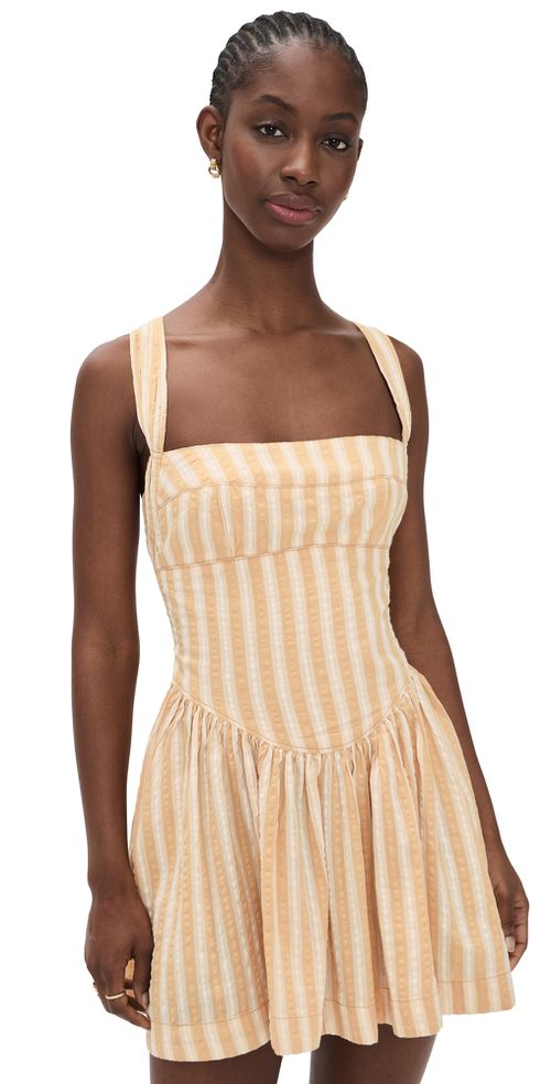 Laurel Mini Dress Neutral Combo