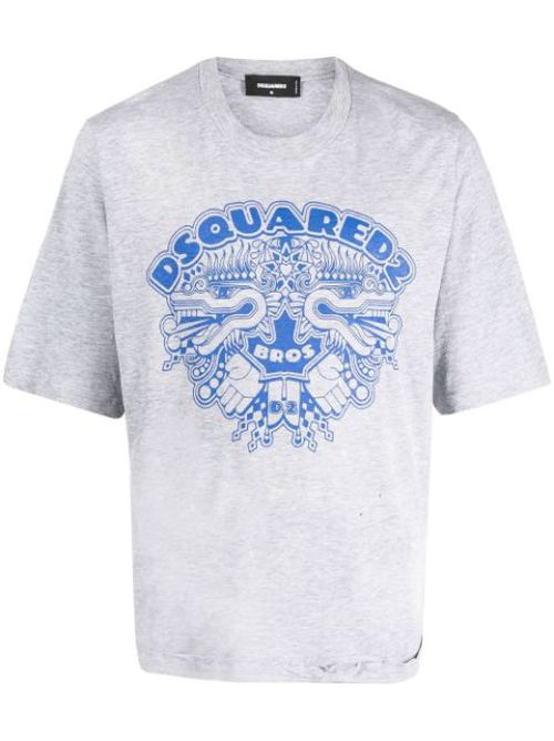 Graphic-logo print T-shirt