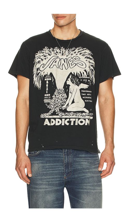 Madeworn Janes Addiction T-Shirt in Black. XXL/2X. Also in L, M, S, XL/1X