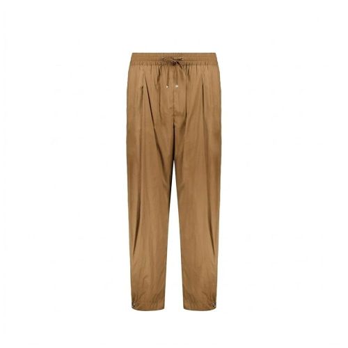 Nylon-Elastane Trousers — Brown