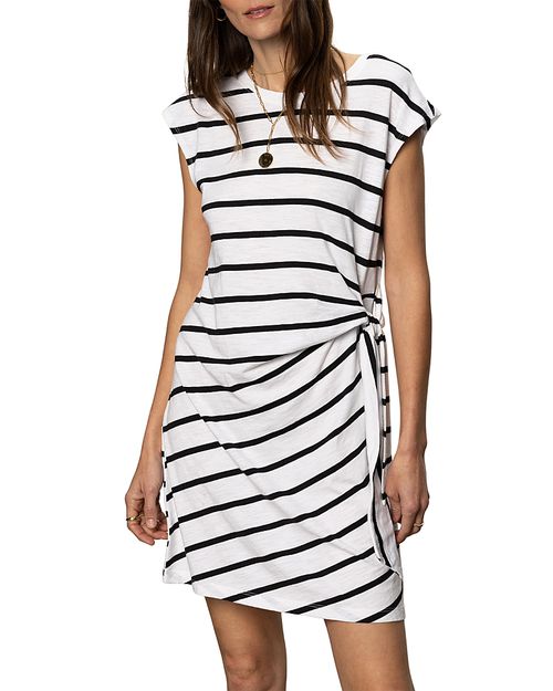 Side Tie T Shirt Dress