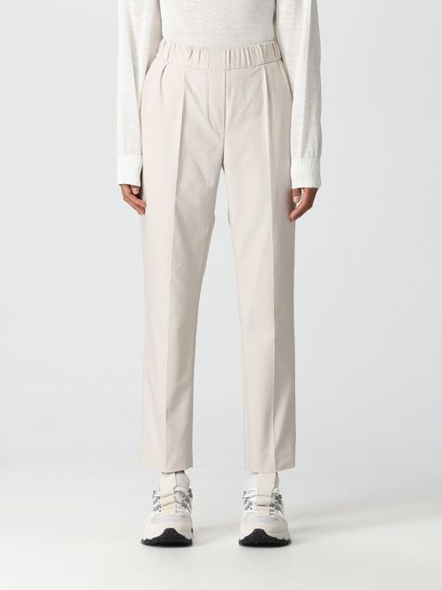 Pants Woman color Beige