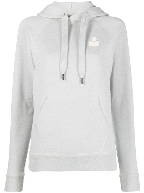 Logo-print hoodie - Blue