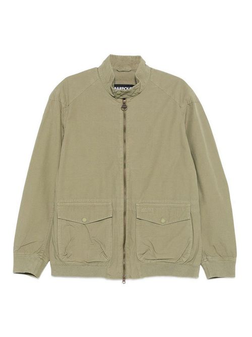 Matley Jacket In Bleached Olive Cotton