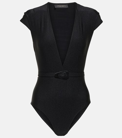 Belted swimsuit