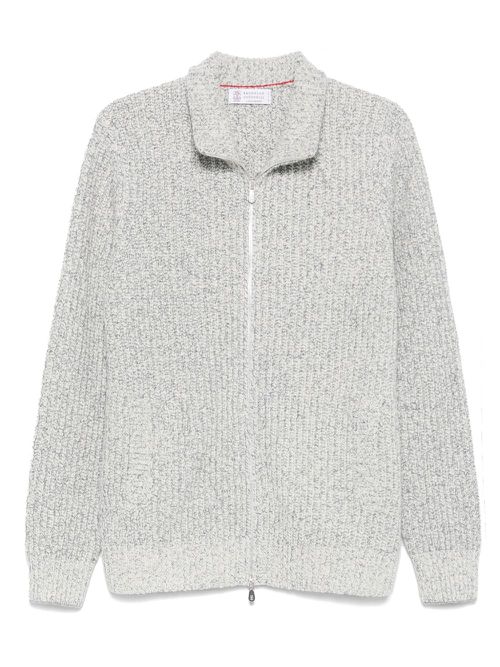 Virgin wool-blend sweatshirt - Grey