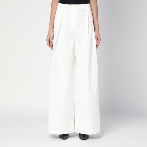 The Garment 여성 White cotton palazzo trousers 20391CO/Q_THEGA-001_111-8