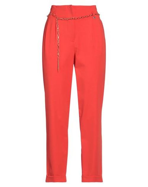 Woman Pants Orange Size S Cotton, Polyamide, Elastane