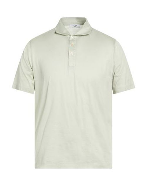 Man Polo shirt Sage green Size 38 Mako Cotton