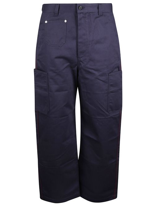 Couture Denim Set with Button and Zip Fastening