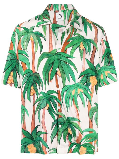 Palm tree-print shirt - Multicolour