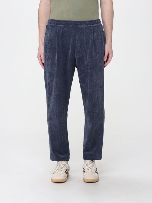 Pants Men color Blue
