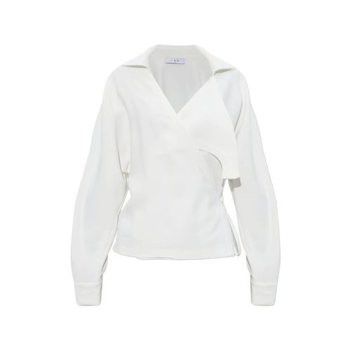 Wrap-tie Blouse