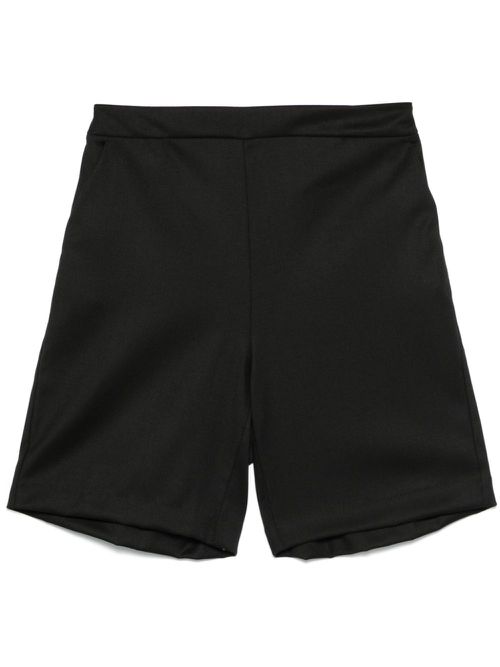High-waisted shorts - Black