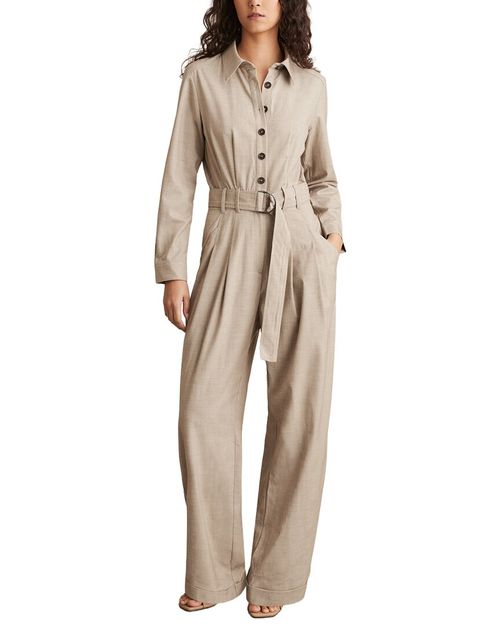 Abigail Wool-Blend Tailored Jumpsuit