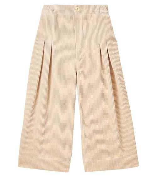 Suri cotton corduroy wide-leg pants
