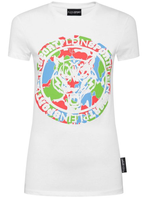Carbon Tiger cotton T-shirt - White