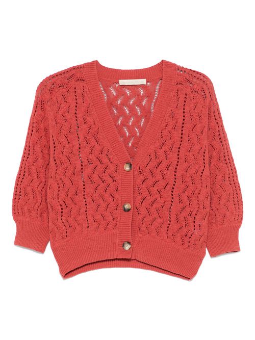 Vanessa Bruno open-knit cardigan - Orange