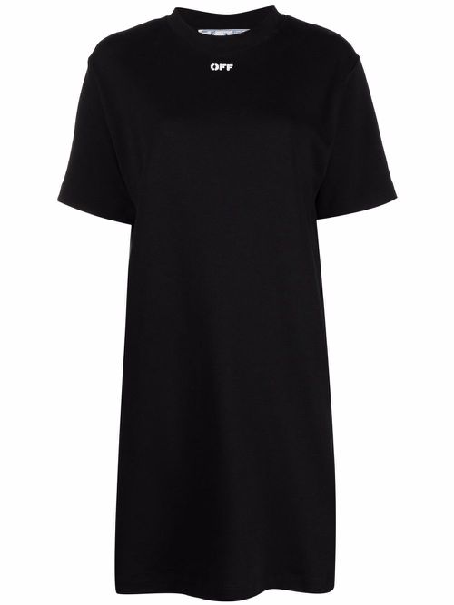 Off-Stamp T-shirt dress - Black