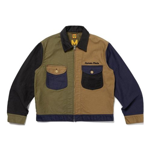 Zip Up Work Jacket 'Navy'