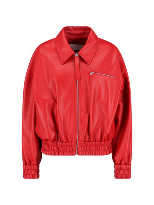 Leather Bomber Jacket