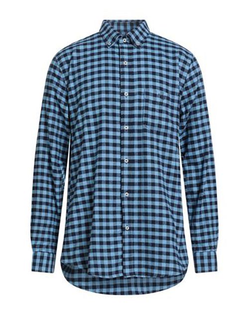 Man Shirt Light blue Size L Cotton