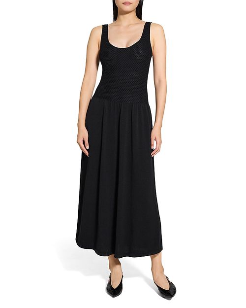 Textured Bodice Dress