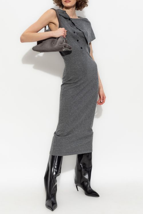 Wool Dress, Women's, Grey