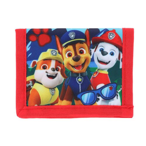 Kid's Paw Patrol Bifold Wallet with Hook and Loop Closure