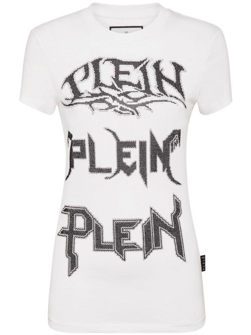 Logo-embellished cotton T-shirt - White