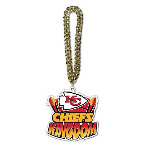 Kansas City Chiefs Slogan Fan Chain Necklace