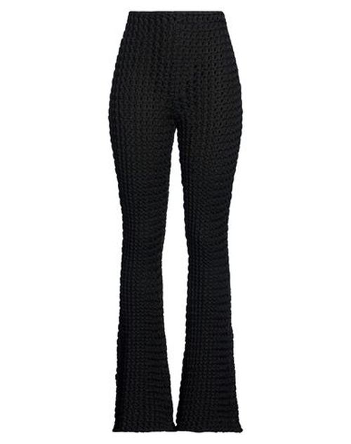 Woman Pants Black Size 10 Cotton, Viscose, Polyamide