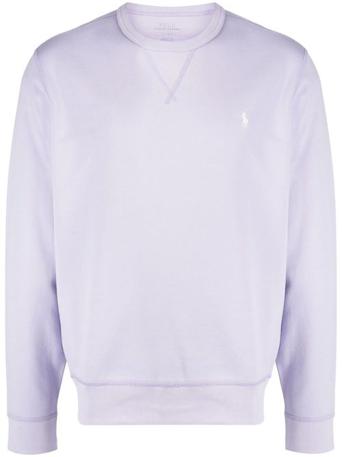 Polo Pony cotton-blend sweatshirt - Purple