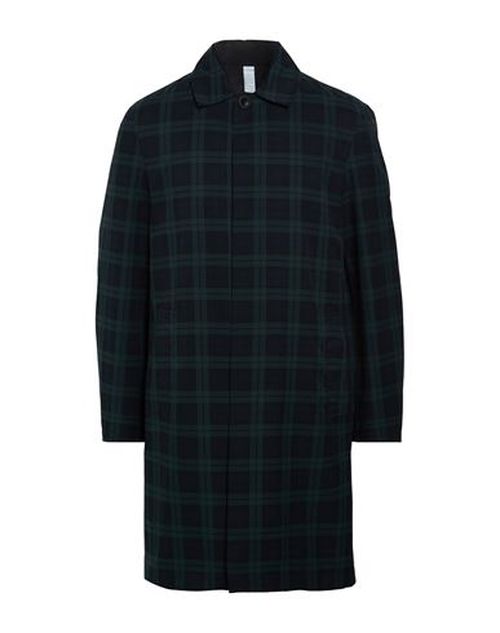Teknosartorial Man Overcoat & Trench Coat Dark green Size 36 Polyester