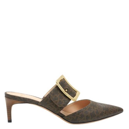 Jemina 55 Monogram Pointed Toe Mules