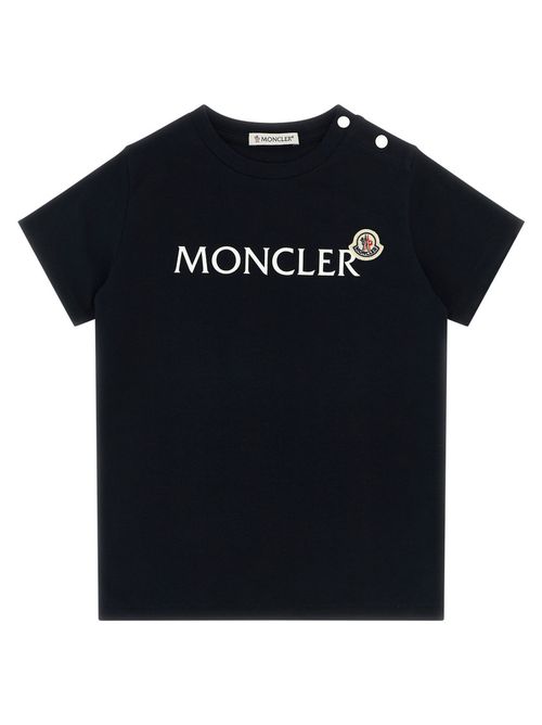 Baby Boys Navy Blue Logo T-shirt
