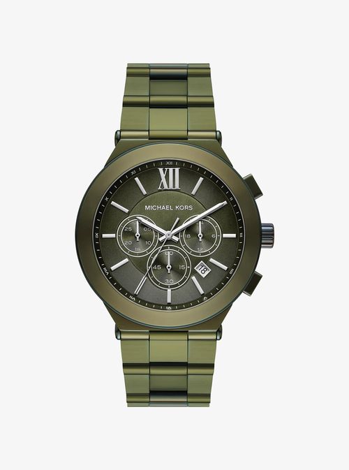Oversized Billie Green-Tone Watch