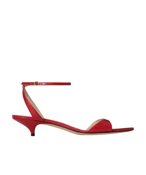 Vika ankle-strap kitten heels