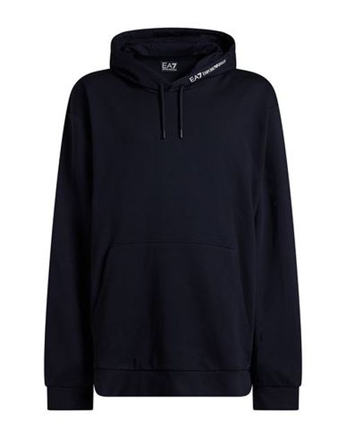 Man Sweatshirt Midnight blue Size 4XL Cotton