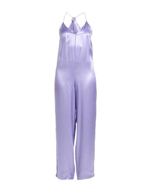 Woman Jumpsuit Mauve Size 2 Viscose, Polyester